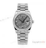 Superclone Rolex Day Date 36 MOP Diamond Watch with 2834 Movement